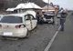 FOTO | Accident frontal cu două maşini în Dej! Trei oameni au ajuns la spital