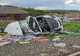 FOTO | Grav accident în judeţul Cluj! Microbuz lovit de tren