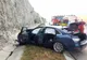 FOTO | Accident pe Autostrada A3! Coliziune între o maşină şi un ansamblu de autovehicule 