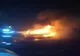 FOTO | Accident urmat de un incendiu în judeţul Cluj! O maşină s-a făcut scrum
