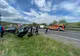 FOTO | Accident în judeţul Cluj! Trei persoane rănite după impactul dintre două maşini