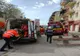 Incendiu într-un bloc din Florești! Un bărbat a suferit arsuri grave (FOTO)