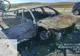 Maşină distrusă de un incendiu intre Copăceni și Tureni (FOTO)