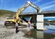 Consiliul Județean a început construcția podului provizoriu din Someșu Rece, pe drumul județean 107P