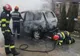 Maşină distrusă de un incendiu pe strada Veseliei din Cluj-Napoca (FOTO)