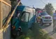 Accident într-o localitate din judeţul Cluj! Un tânăr beat a intrat cu duba într-o casă (FOTO)