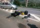 FOTO | Motociclist lovit de o maşină în Vâlcele! Acesta a ajuns la spital