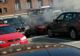 FOTO | Două maşini au fost distruse de un incendiu într-un parking din Cluj