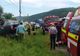 FOTO | Grav accident între Cluj şi Oradea! Patru victime după ce o maşină s-a răsturnat