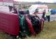 FOTO | Grav accident în judeţul Cluj! Patru persoane au fost rănite