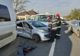Accident în lanţ pe DN1C Cluj - Gherla! 7 bărbaţi au fost răniţi şi au ajuns la spital (FOTO)