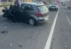 Accident la intrarea în Gherla: o pasageră a avut nevoie de îngrijiri medicale după impactul dintre două autoturisme